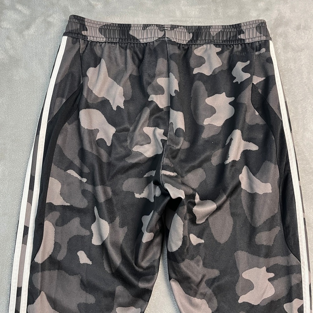 Adidas Mens Tiro 19 Camo Training Pants Grey Black Joggers Mens Medium Zip Ankle - Picture 12 of 16
